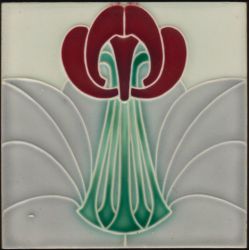 Wessel Bonn Art Nouveau tile