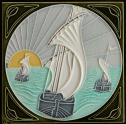 2597 Boizenburg tile with ship Reserved