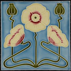 Art Nouveau tiles