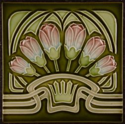 AN4720 Meissen Art Nouveau tile € 99.00