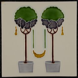 AN4729 Meissen Art Nouveau tile € 89.00