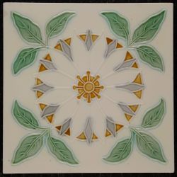 AN4870 Teichert floral tile € 89,00