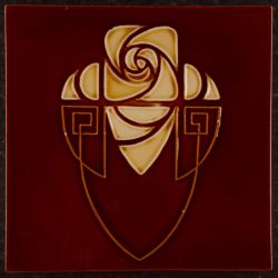 AN4873 Stylized rose design tile € 69,00