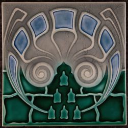 AN4882 Wessel Art Nouveau tile SOLD S.