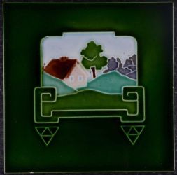 AN5053 Mügeln Art Nouveau tile € 99,00 